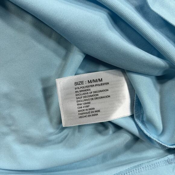 KPMG PGA CONGRESSIONAL WOMENS POLO SHIRT SIZE MEDIUM BLUE GREG NORMAN NWT GOLF - Picture 9 of 11